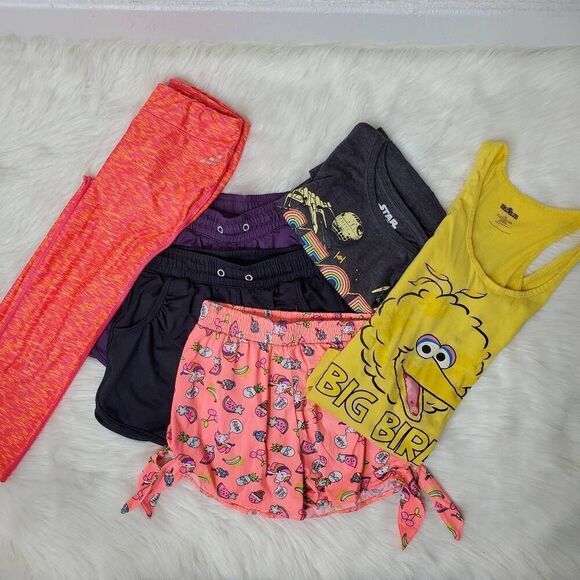 Bundle girl's summer clothes size M 10-12 - Picture 1 of 15